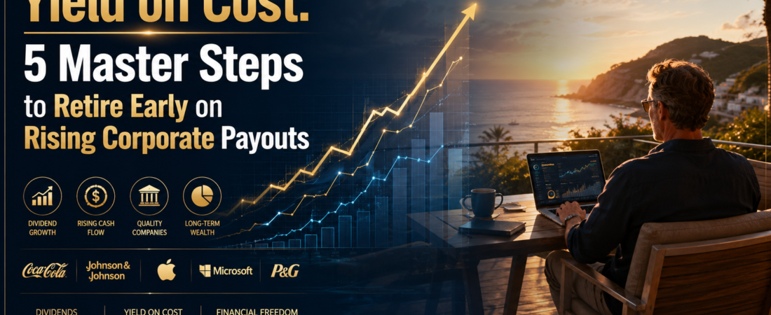 How to Retire Early With Dividend Stocks: 5 Master Steps on Rising Corporate Payouts